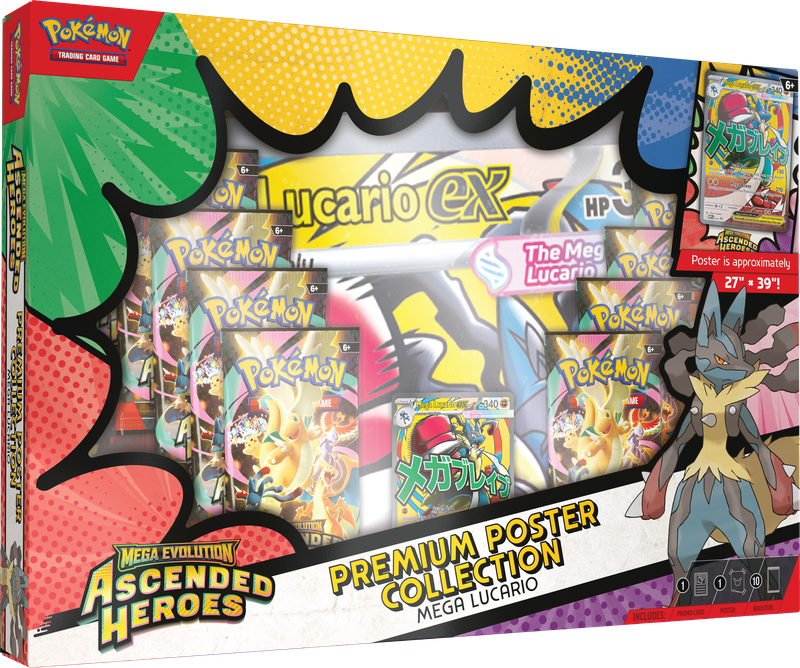 Pokémon Ascended Heroes - Premium Poster Collection Lucario